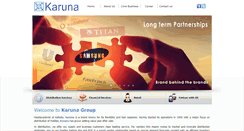 Desktop Screenshot of karunagroup.in