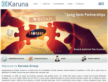 Tablet Screenshot of karunagroup.in